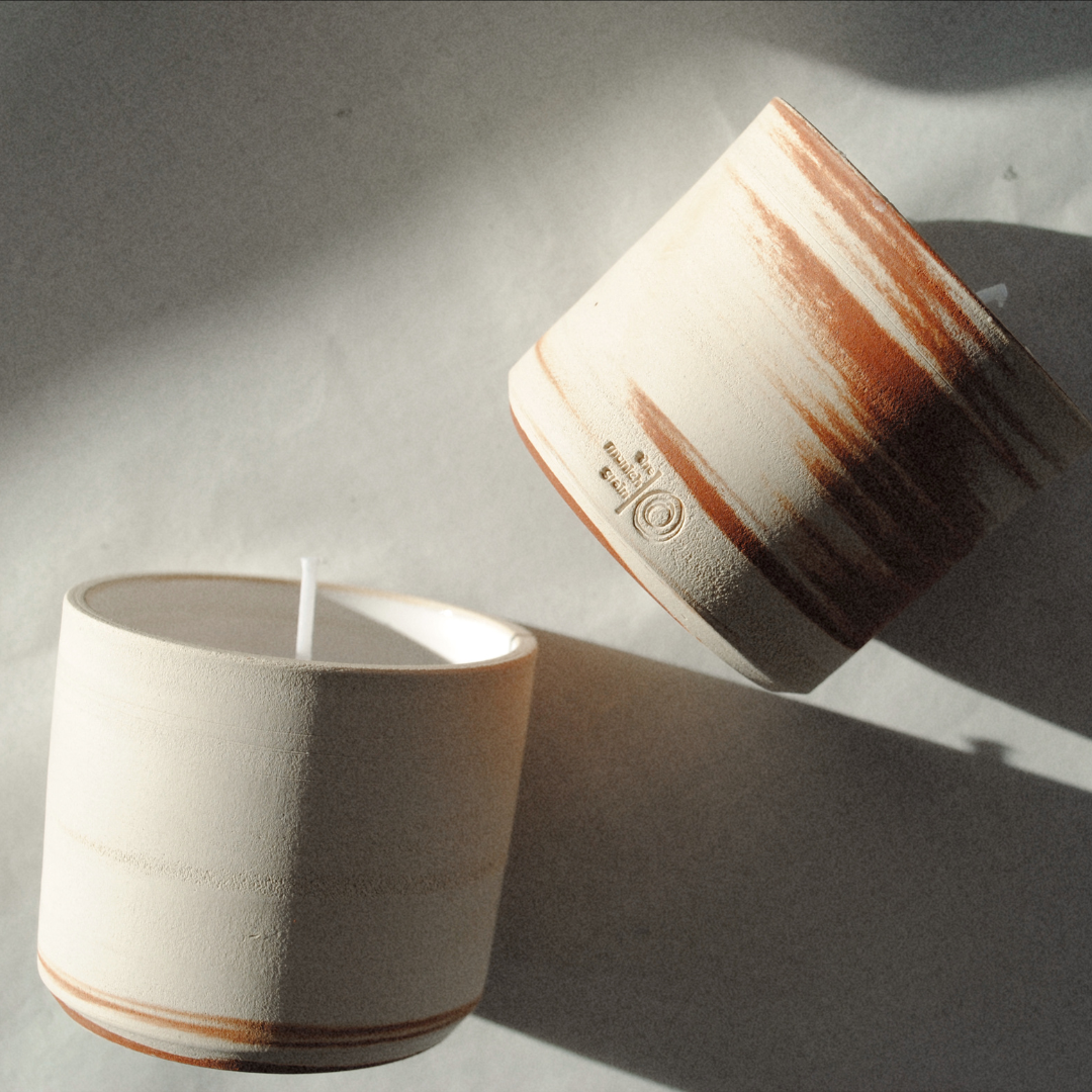 Keramik-Kerzen