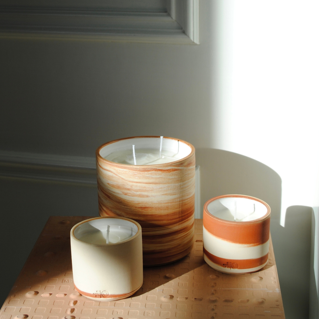 Ceramic candles